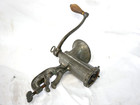 Antique 1888 Enterprise No  10 Manual Meat Chopper Grinder Cast Iron Tinned