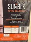 Sun blk Total Blackout Window Curtains - Bradley Grey  52 X 84 In  Pack Of 2   