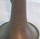 Antique Military Us Regulation Stamped Brass Bugle Made In Usa With Mouthpiece 