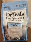  4 Pack  Dr Teal s Epsom Salt Soaking Solution  3lbs - Fresh Spring Rain Ltd Ed