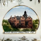 Chico  California  Antique Normal School  Souvenir Rare China Dish Bowl