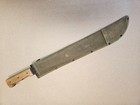 Ww2 Us Army Machete Sheffield England Wood Handle  1943 Meese Scabbard 