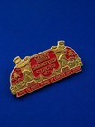 Rare Vintage Royal Hanneford Circus Hat Lapel Pin Souvenir Red Enamel  149