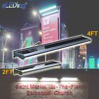 Ee810w2f Solar Aluminum All-night-on Wall Flood Billboard Sign Ad Led Light  