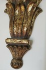Large Gold Wall Sconce Perfect To Display Valued Item Heavy Duty