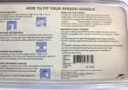 Speedo Jet Swim Goggles - Brand New - Anti-fog  Latex Free  With Uv Protection