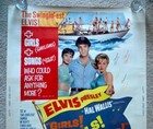 Rare  30 x40  Elvis Presley 1962 Girls  Girls  Girls  Movie Poster   76cmx102cm 
