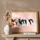 30 x 24  Stylized Bird Canvas Board Framed Art - Threshold