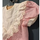 Cinderella Vintage Pink Gingham Puff Sleeve Drop Waist Dress Toddler 2t Usa