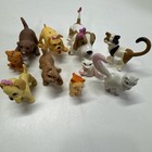 Barbie Vintage Dog Cat Pet Lot Of 10 Figurines Variety