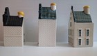 Lot Of 3 Klm Bols Delft Holland Miniature Houses  77  56   20 2006 No Alcohol 