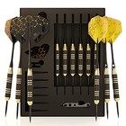 Steel Tip Darts Set 22g Brass Barrels Aluminum Shafts 35mm 48mm Flights O-rings