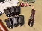 Wwi German M1907 M1915 Field Gear  Bayo Frog  G98 Ammo Pouches flag Holster Lot