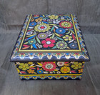 Vintage Candy Cracker Tea Floral Tin Made In England Metal Container