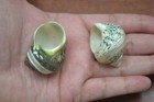2 Pcs Small Banded Green Petholatus Shell Hermit Crab 1 1 2  - 2 
