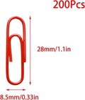 200 1 1 Inch Paper Clips  Small Paper Clips  Size  200pcs 1 1 