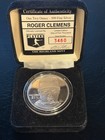 Roger Clemens One Troy Ounce Oz   999 Fine Silver Coin Highland Mint W Coa   Box