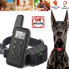 2700 Ft Remote Dog Shock Training Collar Rechargeable Waterproof Lcd Pet Trainer