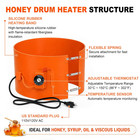 Drum Heater  Bucket Heater 55 Gallon  1200w Barrel Heating Band