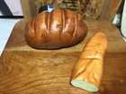 Realistic Faux Bread Loaf Cut Store Bakery Hard Prop Display Food 8  And 9  Long