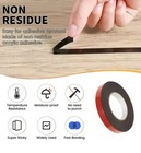 100x Auto Tape Acrylic Foam Double Sided Back Car Mounting Adhesive 3mx10mm 10ft