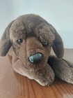 Fao Schwarz Chocolate Lab Retriever Plush Realistic Dog Labrador 18  Stuffed Toy