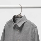 18 Pack Gray Plastic Clothes Hangers - Closet Storage For Shirts  Pants  More
