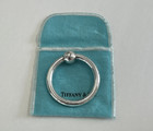 Tiffany   Co  Sterling Silver Baby Rattle With Pouch   Box