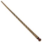 15  Hand Turned Carved Spiral Teak Wood Magic Wand Witch Wizard W free Velvetbag