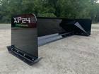 8  Xp24  Black Snow Pusher - Skid Steer Loader     Free Shipping