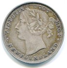 Newfoundland   20 Cents 1865 Km-4 Fantastic Super Hg Coin Ext Rare   Lotfeb4555