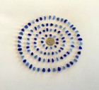 Beach Sea Glass Cobalt   Cornflower 100 Pieces Tinies Genuine Surf-tumbled