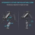 Heavy Duty Drill Base Tablet Mount Phone Holder For Car Truck Dashboard Wall Usa