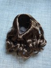 Truly Me 121 B Wig Dark Brown Curly Hair American Girl Doll Custom Replacement
