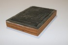 Vintage Wood Printing Press Letterpress Block Stamp With Greetings    House