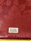 Christmas New Bardwil Seasons Red Tablecloth 60   x84   poinsettia Holidays
