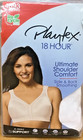 Playtex 18 Hour Ultimate Shoulder Comfort White Tagless Bra 4693 44ddd G26