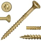 Saberdrive   Tan Xl1500 Coated T-25 Star Drive Exterior Deck Screws