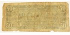 1861 Confederate States Of America  50 Currency