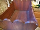   Vintage Wood Rocking Doll Cradle Crib Antique Primitive Hand Made