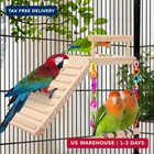 Bird Perch Platform Swing Cage Accessories For Parrot Parakeet Budgies Cockat