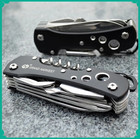 1pcs 11-in-1 Multitool Folding Knife     Compact Swiss Survival Pocket Tool - New