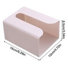 Tissue Box Cover Adhesive Tissue Box Holder Kitchen Wall Mount Paper Dispenser