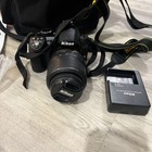 Nikon D3100 Digital Camera With Afs Nikkor 18-55mm Lens Case Excellent Condition