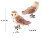 Barn Owl Bird Animal Figure Toy Pvc Wildlife Small Figurine Birthday Gifts