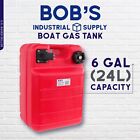 Bisupply Boat Fuel Tank 24l - Plastic Marine Outboard Boat Gas Tank With Hose