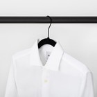 30ct Flocked Hangers - Black Velvet Clothes Hangers For Sweaters  Shirts  Dresse