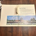 Vintage U s  Marine Corps Recruiting Brochure  the Marine Corps Builds Men 
