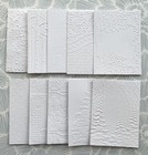 50 Pcs Embossed Christmas Cardstock  Card Toppers  Scrapbook Paper Junk Journal 