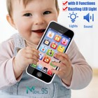 Toy Play Music Cell Phone For Toddler Baby Kids Learning English Education Gifts